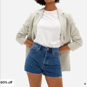 Everlane high waisted cheeky denim short